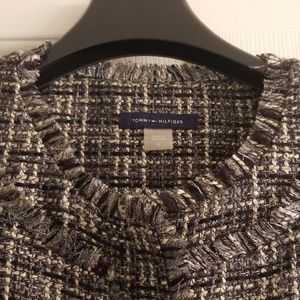 Tweed Tommy Hilfiger Blazer w/ zipper & pockets